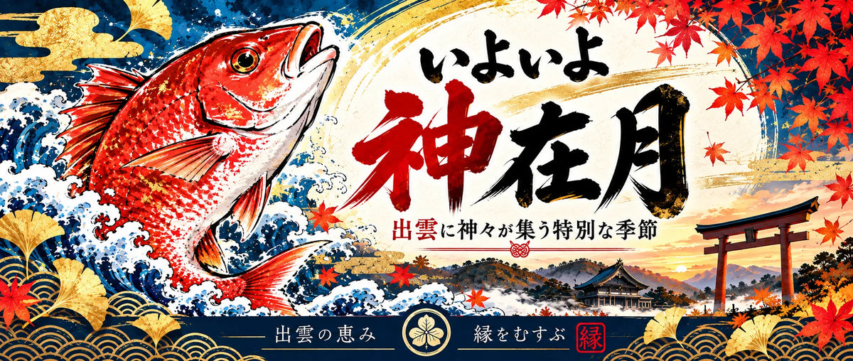 出雲市の鮮魚店・勝部屋｜2026年神在月の行事と出雲の海の幸